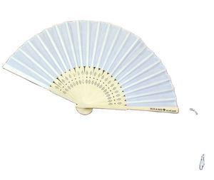 Personalized Bamboo Folding <b>Hand</b> <b>Fans</b> with Painted Design for Wedding Wholesale - Product Image 2