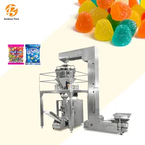 Multifunctional Vertical Weighting Filling Dry Food Vffs Tablet Double Line Jelly Candy Packing Machine