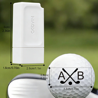 Sceau métallique personnalisé pour balle de golf, sceau de marquage de balle de golf avec logo et nom personnalisés, sceau de golfeur personnalisé remplissable et réutilisable