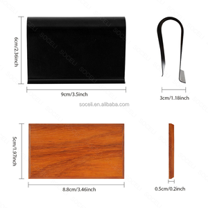 Hổ phách thơm lâu dài bằng gỗ Vent Clip xe làm mát không khí khuếch tán với nam châm Visor chủ sản phẩm hương liệu - Product Image 6