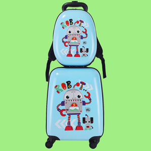 Set de Equipaje Infantil Mochila de 13 Pulgadas y Maleta de Mano de 18 Pulgadas con <span class=keywords><strong>Ruedas</strong></span> Giratorias Equipaje Rodante de Viaje para Niño y Niña - Product Image 3