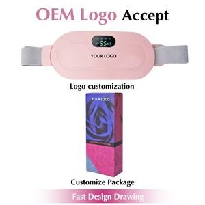 Ceinture chauffante menstruelle sans fil à affichage numérique portable, chauffe rapidement, avec fonction massage, pour femmes. - Product Image 6