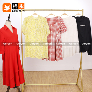 Geryon abito estivo Vintage elegante UKay abbigliamento usato <span class=keywords><strong>donna</strong></span> balle di seconda mano 45kg 50kg <span class=keywords><strong>per</strong></span> adulti - Product Image 4