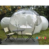 Tente gonflable portable à éclairage LED, cube, pour fête et sorties en boîte de nuit, événements