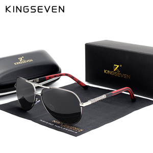 Kingseven แว่นตากันแดดโพลาไรซ์สำหรับผู้ชาย<span class=keywords><strong>2022</strong></span>เลนส์โพลีคาร์บอเนตกรอบแมกนีเซียมอะลูมิเนียมสำหรับ7252ขับรถ - Product Image 3