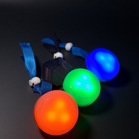 Bracelet lumineux Langxun 2.4G à télécommande, couleurs RGB réglables, piles AAA, pour concert, anniversaire, fête, vacances