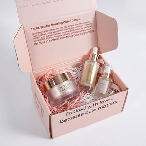Scatole di Spedizione in Cartone Ondulato Personalizzate con Striscia a Strappo Facile, Soluzioni di Imballaggio per Cosmetici - Product Image 2