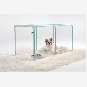 ZMaker FAI DA TE Trasparente Pieghevole Yard Pet Gabbia di Recinzione di Alta Qualità Pet Dog Box - Product Image 4