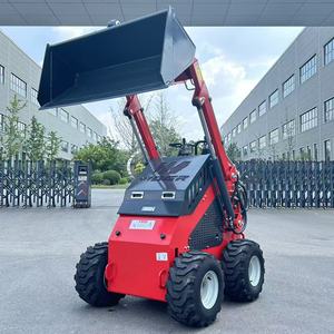 Woer Mini Skid Steer Loader Factory Supply Prêt à expédier <span class=keywords><strong>Prix</strong></span> bon marché Moteur diesel Type <span class=keywords><strong>de</strong></span> roue pour ferme <span class=keywords><strong>de</strong></span> construction - Product Image 1