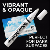 Marqueurs pour tableau blanc géants ART WALKER effaçables à sec et à l'eau, pointe de 2 mm, pour papier