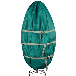 Wholesale Waterproof Heavy Duty Decorations Christmas Tree Storage Cover Upright Christmas Tree Storage Bag