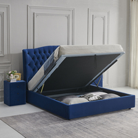 Meubles de chambre à coucher modernes Lit queen size de luxe king lit doux d'hôtel de haute qualité