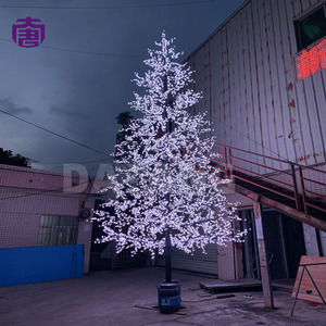 Arbre lumineux LED en forme de cerisier, éclairage paysager à tronc en fer pour parcs, jardins, places, centres commerciaux, centres de villégiature, en vente - Product Image 2