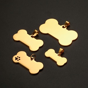 Disque d'identification pour animaux de compagnie en acier inoxydable en forme d'os, vente en gros |   Pendentif Breloque Nom d'Animal de Compagnie Chat Chien pour Collier et Bijoux - Product Image 5