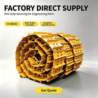 Plaquettes de chenilles en acier OEM pour bulldozer Caterpillar CAT série D6R – Pièces de rechange pour train de roulement