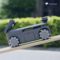 Carro robótico ROS con ruedas McNaum, Raspberry Pi, navegación 3D SLAM de código abierto