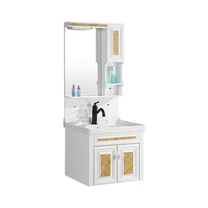 wall-mounted small washbasin cabinet design bathroom cabinet