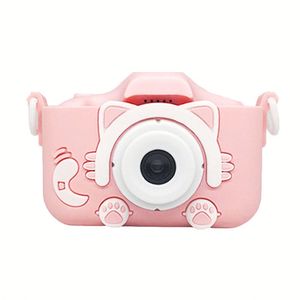 Cámara Digital Infantil con Diseño de Gatito, Pantalla HD de 2 Pulgadas, Función de Grabación con Ángulo Amplio de 180°, Juguete para Exteriores, Regalo para Niñas y Niños L1 - Product Image 1