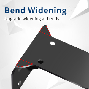 Zuogang رف عائم احترافي ، رف معدني مثبت على الرف ، حامل تخزين صلب شديد التحمل ، حامل دعم جداري - Product Image 5