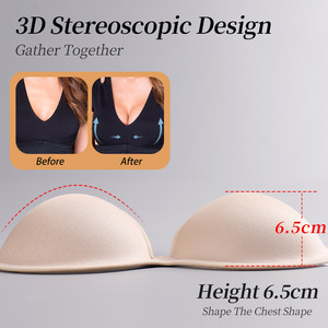 Soutien-gorge adhésif <span class=keywords><strong>sans</strong></span> bretelles classique pour femme, bonnets A à E, <span class=keywords><strong>avec</strong></span> armatures, push-up, à bandes latérales adhésives et dos nu - Product Image 4