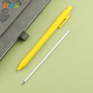 Yüksek kalite 0.5mm jel kalemler Set 12 adet plastik özel Logo okul ofis kullanımı için silinemez toptan - Product Image 5