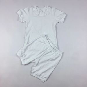 Conjuntos de Ropa de Verano para Niños y Niñas de Algodón Suave en Colores Puros, Camisetas con Pantalones Cortos - Product Image 5