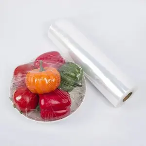 طبقة بلاستيكية من الكلوريد متعدد الفينيل 400 مم قابلة للالتصاق للأطعمة وتستخدم لتغليف الأطعمة