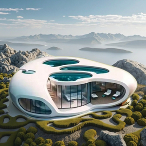 Casa Capsula Spaziale Mobile di Lusso Durevole 2026, Cottage Prefabbricato in Acciaio per Camera da Letto, Villa, Supermercato, Soggiorno, Scuola, Centro Commerciale - Product Image 1