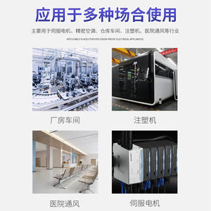 Unité d'échange et de traitement d'air FFU/EFU avec ventilateur centrifuge à pales courbées vers l'arrière AHU, turbine de purification, ventilateur à rotor externe - Product Image 3