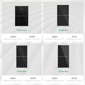 Jinko Tiger Neo Paneles solares 610W 620W 630 <span class=keywords><strong>W</strong></span> 600 Wat a 700 Watt Panel solar bifacial - Product Image 2
