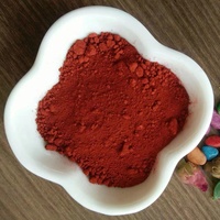 Besi oksida merah 130s Fe2O3 Ferric oksida industri tingkat tidak beracun lapisan pigmen untuk cat lapisan plastik aplikasi karet