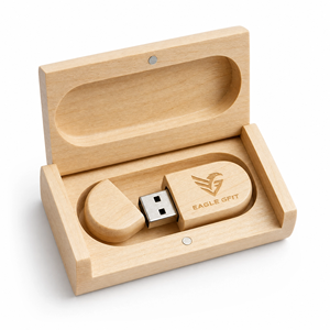Clé USB 2.0 en bambou, nouveau design OEM, 32 Go-128 Go, chiffrée, garantie 1 an - Product Image 3