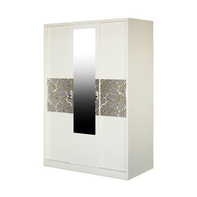 3 portes coulissantes avec miroir