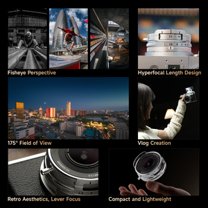 Brightin Star 10mm F5.6 PRO Lensa Fisheye Ultra Ringan untuk Kamera <span class=keywords><strong>Mirrorless</strong></span> - Product Image 3