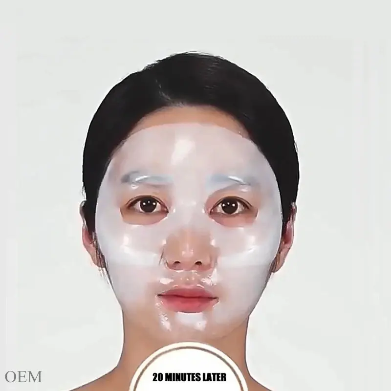 A Water light muscle Collagen Peptide Jelly Rejuvenating Mask is an anti-aging, anti-wrinkle, firming and nourishing skin.