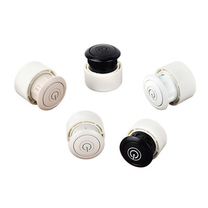 Rebound Concealed Round Push Button Handle Zinc Alloy Minimalist Drawer Cabinet Wardrobe Hardware Easy Installation - Product Image 5