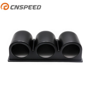 CNSPEED แผงหน้าปัด 3 รู ขนาด 52 มม. พลาสติกสีดำ สำหรับติดตั้งมาตรวัดความเร็วรถจักรยานยนต์ - Product Image 1