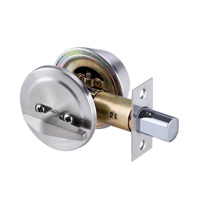 <span class=keywords><strong>Serrure</strong></span> à boulon mort de porte, 1 <span class=keywords><strong>cylindre</strong></span> en acier inoxydable, Double <span class=keywords><strong>cylindre</strong></span> - Product Image 5