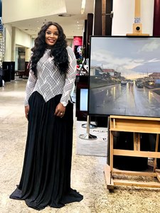 <span class=keywords><strong>Abito</strong></span> da <span class=keywords><strong>donna</strong></span> stampato in due colori con top in rete trasparente, maniche lunghe, vestito <span class=keywords><strong>lungo</strong></span>, taglie forti africane, con sottoveste, dalla S alla 2XL - Product Image 3