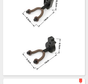 عرض خاص حامل غيتار الجوز الأسود مع خطافات OEM إصدار جديد ملحقات الآلات الموسيقية المصنع بالجملة لأشرطة القيثارة - Product Image 3