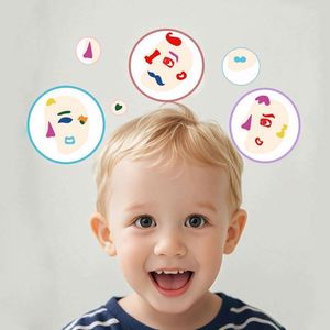Children Creativity Fine Motor Skills Board Artistic Face Change Magnetic <b>Puzzles</b> for Kids - Product Image 6