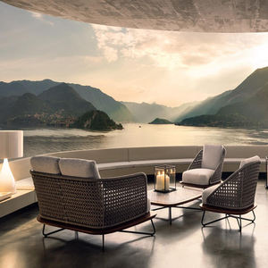 Meubles d'extérieur de jardin sans accoudoirs, chaise de relaxation, Style américain, avec repose-pieds, moderne, 1 Set - Product Image 2