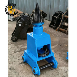 Fendeuse à <span class=keywords><strong>vis</strong></span> hydraulique pour excavatrice de 15-20 tonnes, fendeuse de <span class=keywords><strong>bois</strong></span> forestier, brise-bûches, accessoire de fendage de <span class=keywords><strong>bois</strong></span> pour excavatrice PW - Product Image 6