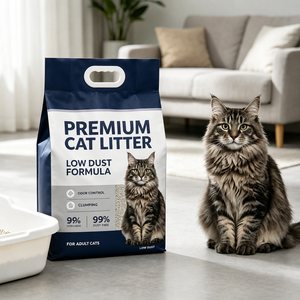 Custom Printed Flat Bottom Stand up Pouch 1kg 2kg <strong>3kg</strong> 5kg 10kg 15kg 20kg Dog Cat Litter Pet Food Packaging <strong>Bag</strong> with Zipper - Product Image 2