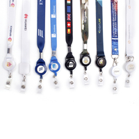 Laccetti Personalizzati in Poliestere all'Ingrosso, Stampa a Sublimazione a Colori, Porta Badge, Laccetto per Cellulare da Collo
