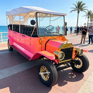 ZOWN Luxury Classic Vintage Electric Sightseeing Car Multi <b>Passenger</b> Tour Vehicle for Scenic Spots and Resorts - Product Image 1