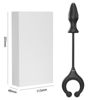 Anneau pénien et plug anal télécommandés, masturbateur masculin, vibromasseur partagé pour couple, entièrement en silicone, jouet pour adulte, vente en gros