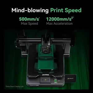 Máy in <span class=keywords><strong>3D</strong></span> Creality Hi Combo tốc độ cao 500mm/s, khung kim loại nguyên khối, tự động cân chỉnh, sử dụng sợi nhựa - Product Image 5