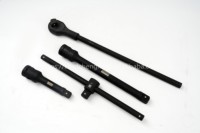 Jeu de clés à douilles professionnelles manuelles pour réparation automobile, kit d'outils avec embout de 1 pouce en acier au chrome-vanadium, étui rigide OEM