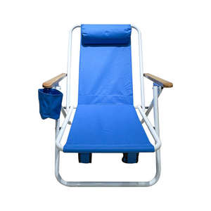 Chaise de plage pliable légère et portable pour le camping, la pêche et les activités de plein air - Product Image 5